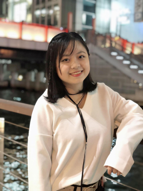 Thạch Ngọc Thuận hoàn thành chương trình đại học sớm một năm, với điểm GPA đứng đầu khoa Thương mại, Đại học Osaka Sangyo. Ảnh: Nhân vật cung cấp